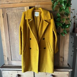 Madewell Bouclé Double-Breasted Coat in Hayfield